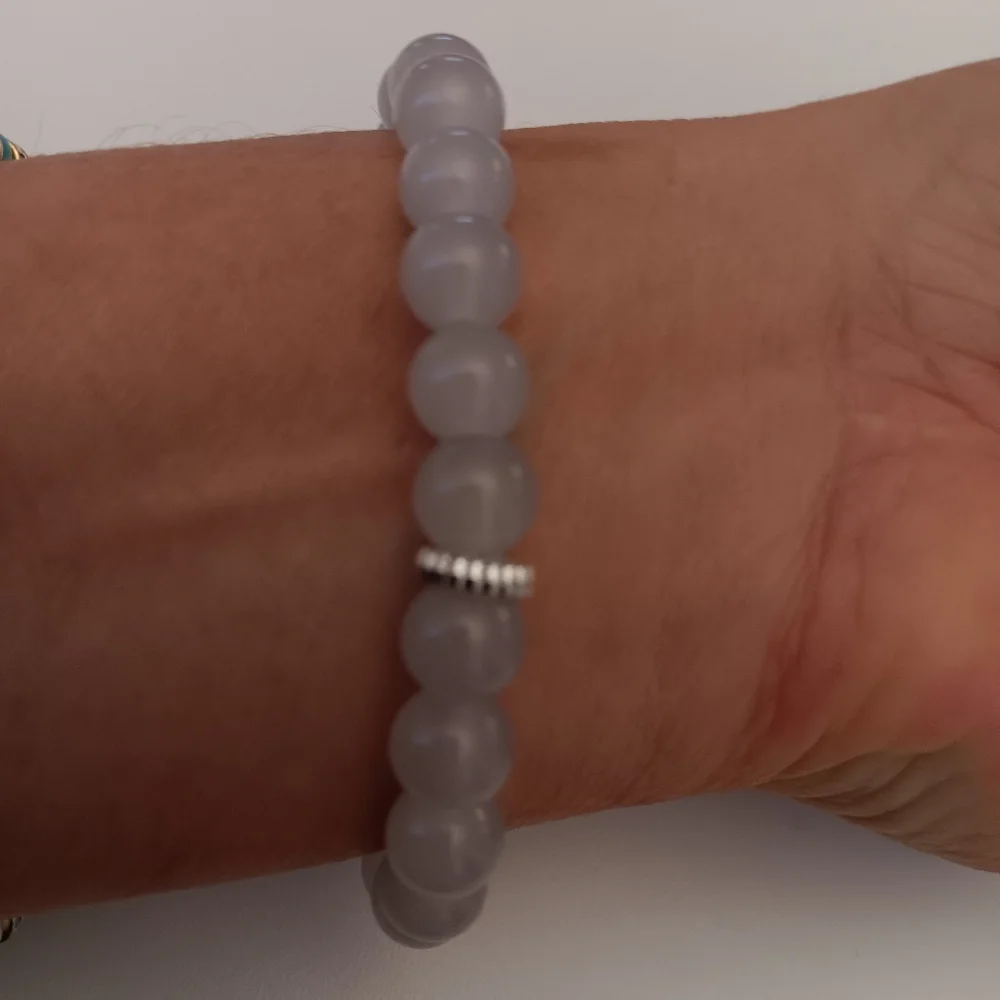 Gemstone and Pearl Beaded Bracelet - Picture 2 of 4